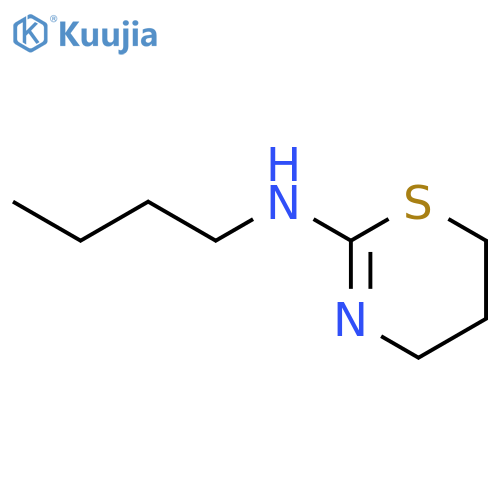N-Butyl-5,6-dihydro-4H-1,3-thiazin-2-amine structure