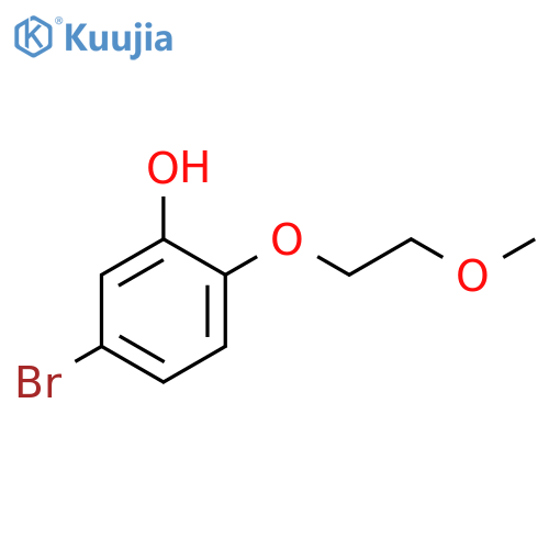 5-Bromo-2-(2-methoxyethoxy)phenol structure
