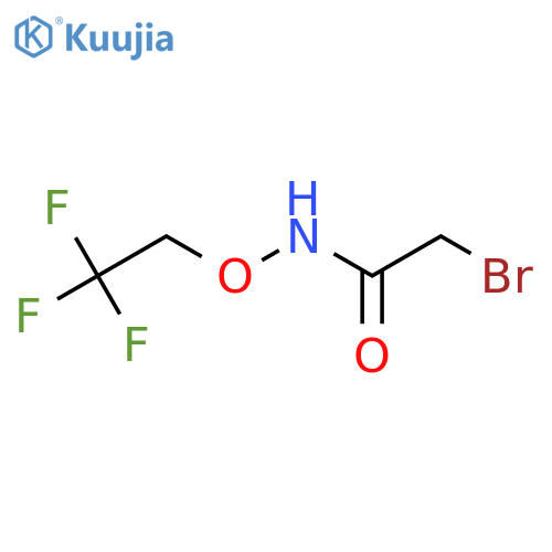 2-Bromo-N-(2,2,2-trifluoroethoxy)acetamide structure