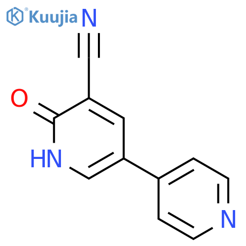 [3,4'-Bipyridine]-5-carbonitrile,1,6-dihydro-6-oxo-, hydrobromide (1:1) structure