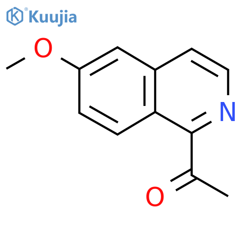 1-(6-Methoxyisoquinolin-1-yl)ethanone structure