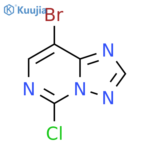 8-Bromo-5-chloro-[1,2,4]triazolo[1,5-c]pyrimidine structure