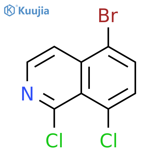 5-bromo-1,8-dichloroisoquinoline structure
