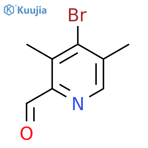 4-Bromo-3,5-dimethylpicolinaldehyde structure