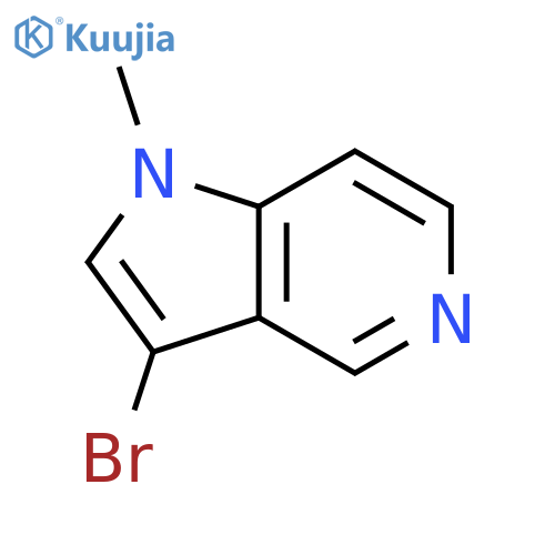 3-bromo-1-methyl-1H-pyrrolo[3,2-c]pyridine structure