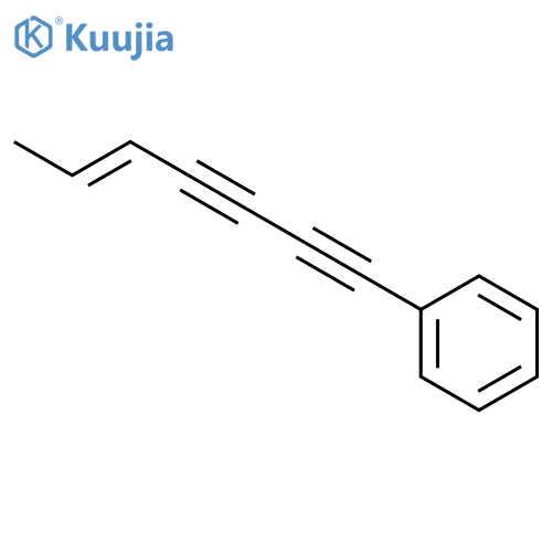 Benzene,5-heptene-1,3-diyn-1-yl- structure