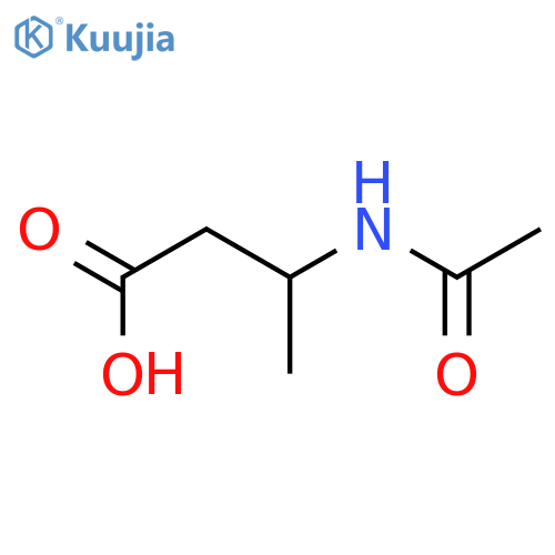 3-(acetylamino)butanoic acid structure
