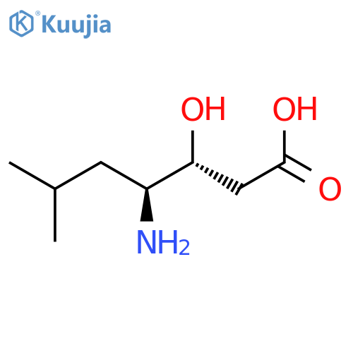 Heptanoic acid, 4-amino-3-hydroxy-6-methyl-, (R*,S*)-(±)- structure