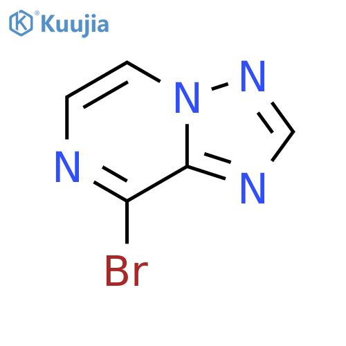 8-bromo-1,2,4triazolo1,5-apyrazine structure