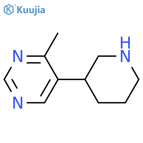 4-methyl-5-(piperidin-3-yl)pyrimidine structure
