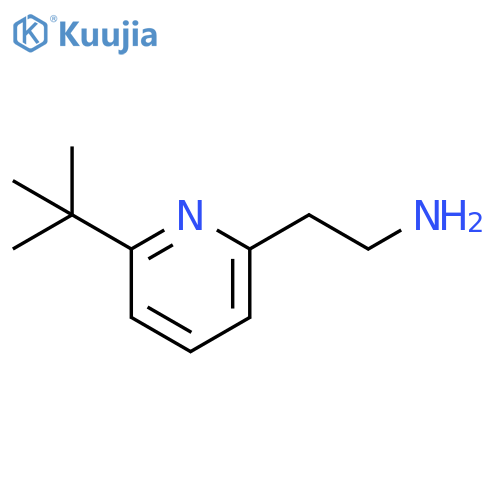2-(6-Tert-butylpyridin-2-yl)ethan-1-amine structure