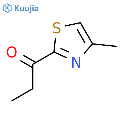 1-(4-methyl-1,3-thiazol-2-yl)propan-1-one structure