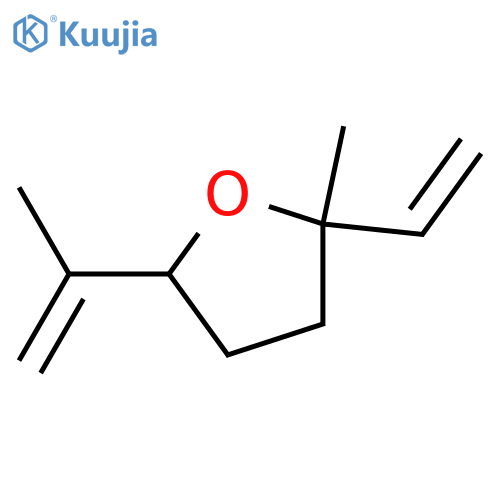 2-Ethenyl-2-methyl-5-prop-1-en-2-yloxolane structure