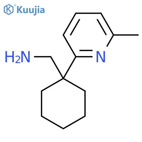 1-(6-methylpyridin-2-yl)cyclohexylmethanamine structure