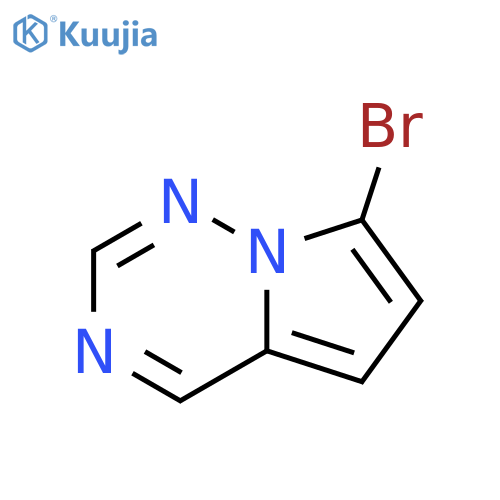 7-bromopyrrolo[2,1-f][1,2,4]triazine structure