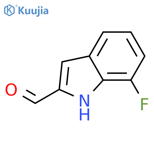 7-Fluoro-1H-indole-2-carbaldehyde structure