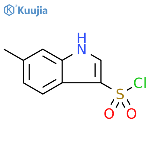 6-Methyl-1H-indole-3-sulfonyl chloride structure
