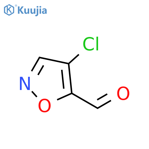4-chloro-1,2-oxazole-5-carbaldehyde structure