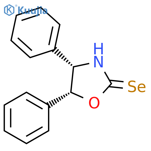 2-Oxazolidineselone, 4,5-diphenyl-, (4S,5R)- structure