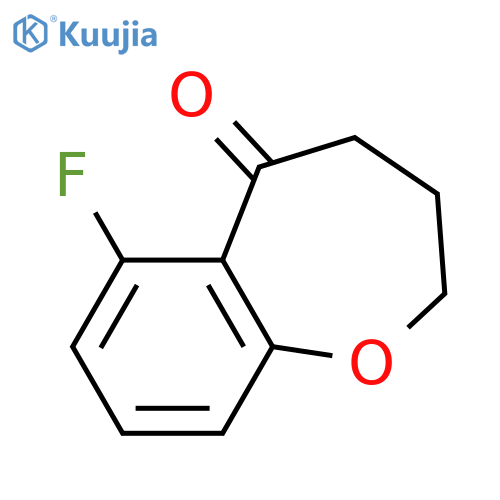 6-Fluoro-3,4-dihydro-2H-1-benzoxepin-5-one structure