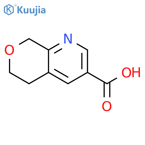 6H-Pyrano[3,4-b]pyridine-3-carboxylic acid, 5,8-dihydro- structure