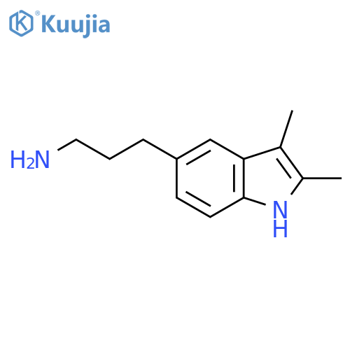 3-(2,3-Dimethyl-1h-indol-5-yl)propan-1-amine structure