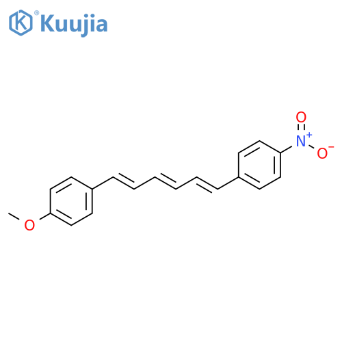 Benzene, 1-methoxy-4-[(1E,3E,5E)-6-(4-nitrophenyl)-1,3,5-hexatrienyl]- structure