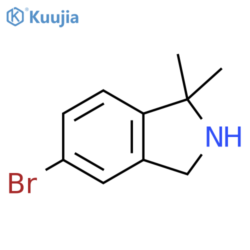 5-bromo-1,1-dimethyl-2,3-dihydro-1H-isoindole structure