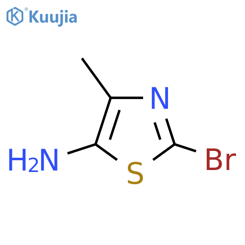 2-Bromo-4-methyl-1,3-thiazol-5-amine structure