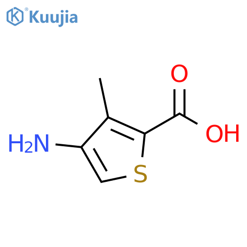 4-amino-3-methylthiophene-2-carboxylic acid structure