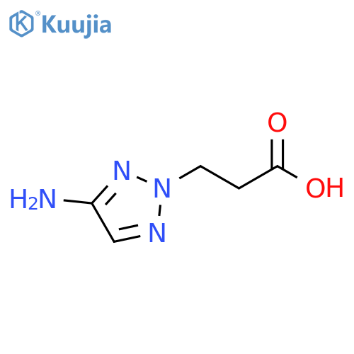 2H-1,2,3-Triazole-2-propanoic acid, 4-amino- structure