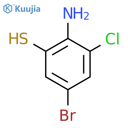 2-Amino-5-bromo-3-chlorobenzenethiol structure