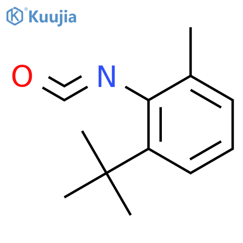 2-tert-butyl-6-methylphenyl isocyanate structure