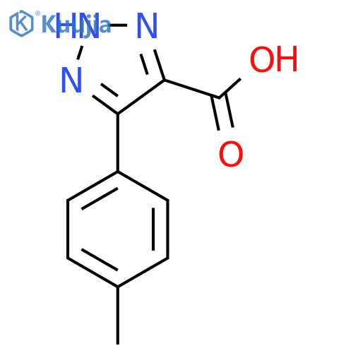 4-(p-Tolyl)-1H-1,2,3-triazole-5-carboxylic acid structure