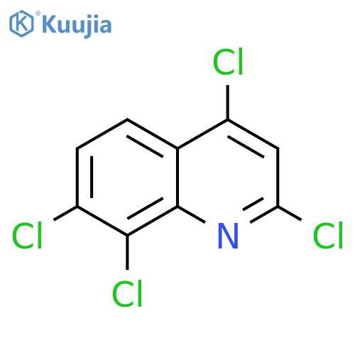 2,4,7,8-Tetrachloro-quinoline structure