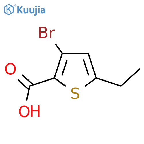 3-Bromo-5-ethylthiophene-2-carboxylic acid structure
