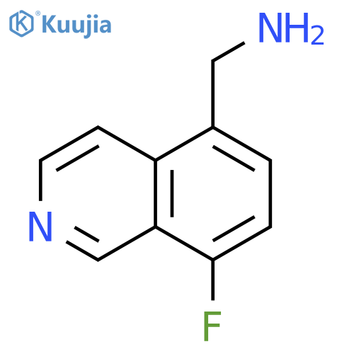 (8-Fluoroisoquinolin-5-yl)methanamine structure