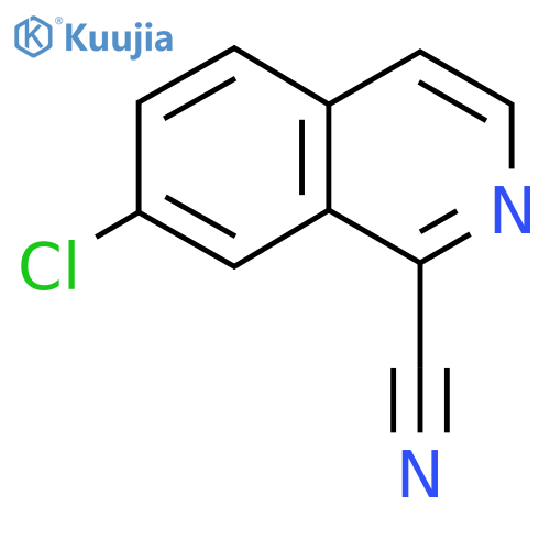 7-Chloroisoquinoline-1-carbonitrile structure
