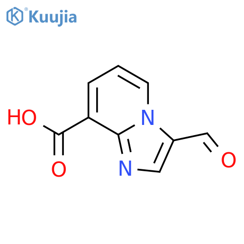3-formylimidazo1,2-apyridine-8-carboxylic acid structure
