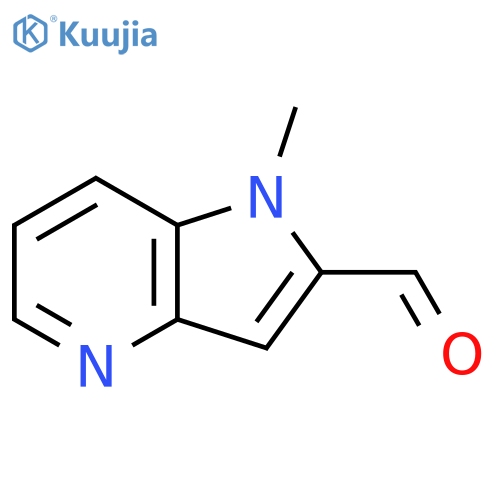 1-Methyl-1H-pyrrolo[3,2-b]pyridine-2-carbaldehyde structure