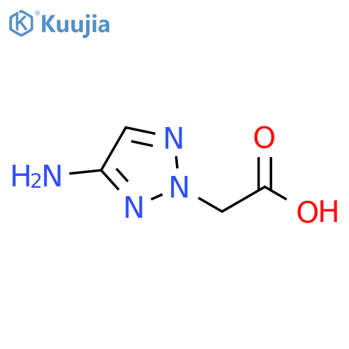 2-(4-amino-2H-1,2,3-triazol-2-yl)acetic acid structure