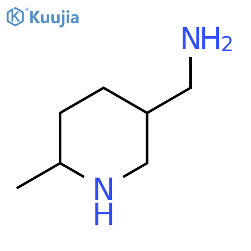 (6-methylpiperidin-3-yl)methanamine structure