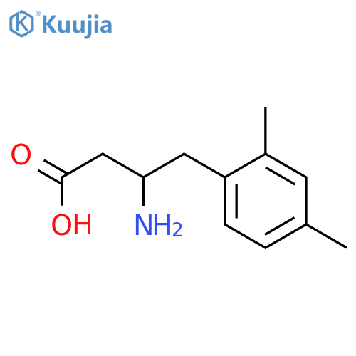 3-Amino-4-(2,4-dimethylphenyl)butyricAcid structure