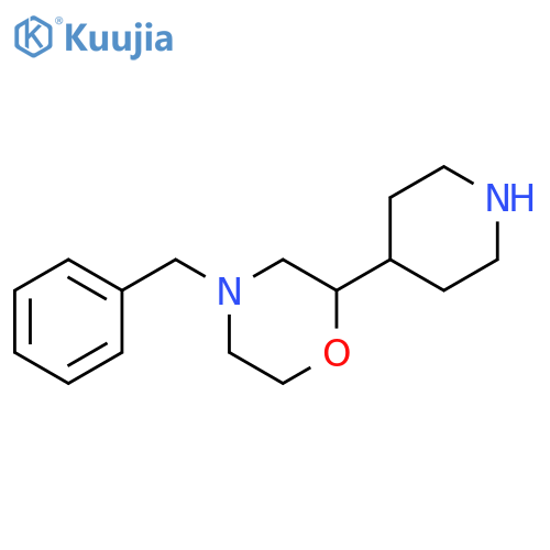 4-benzyl-2-(piperidin-4-yl)morpholine structure