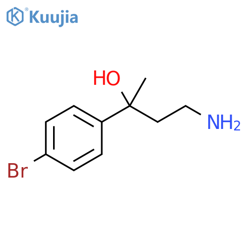 Benzenemethanol, α-(2-aminoethyl)-4-bromo-α-methyl- structure