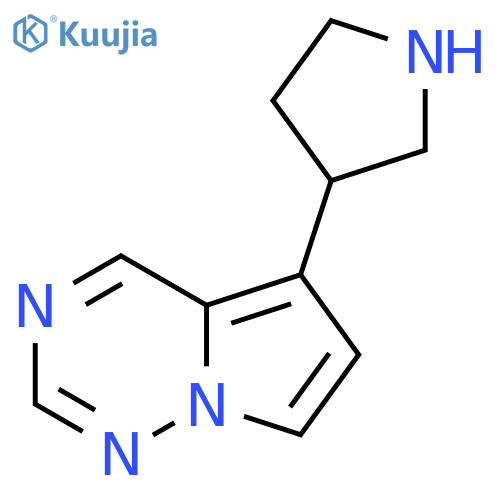 3-{pyrrolo[2,1-f][1,2,4]triazin-5-yl}pyrrolidine structure