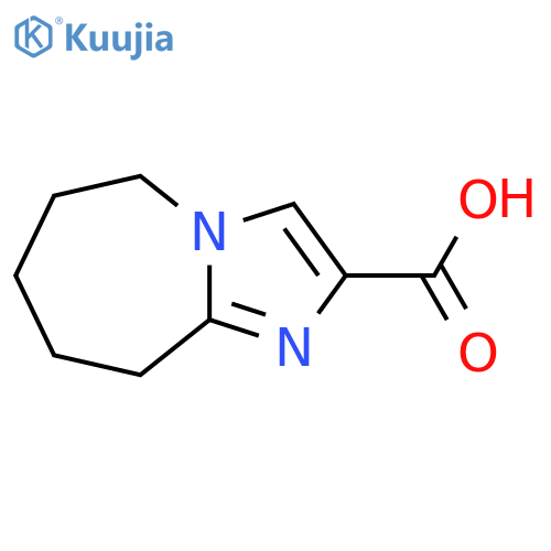 5H-Imidazo[1,2-a]azepine-2-carboxylic acid, 6,7,8,9-tetrahydro- structure