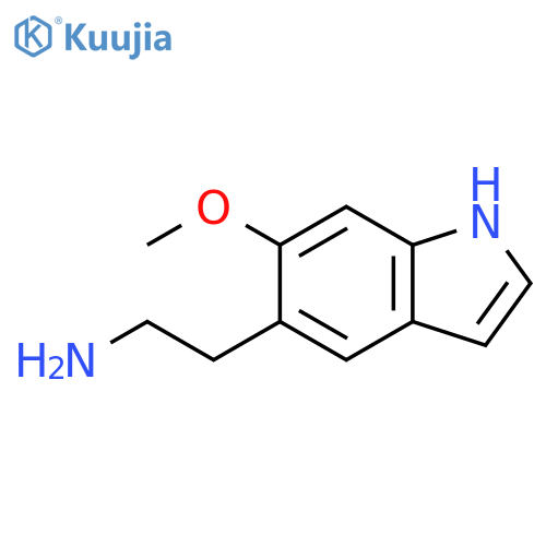 1H-Indole-5-ethanamine, 6-methoxy- structure