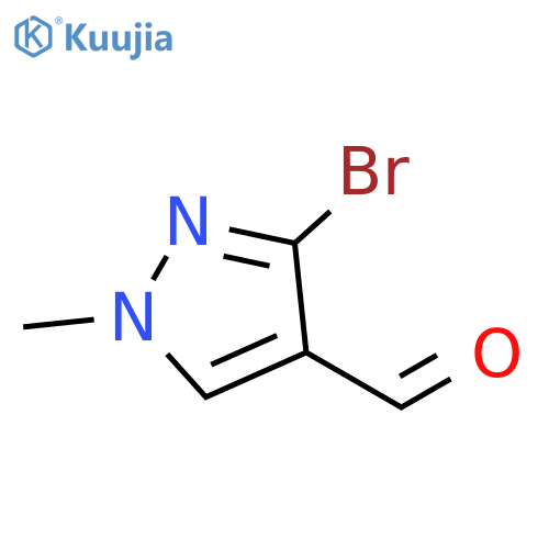 3-bromo-1-methyl-1H-pyrazole-4-carbaldehyde structure