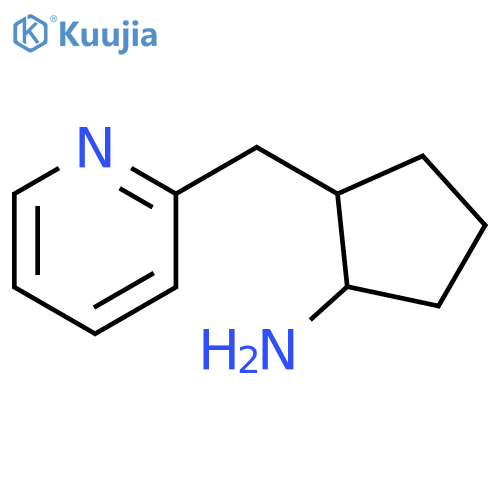 2-(pyridin-2-yl)methylcyclopentan-1-amine structure
